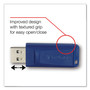 Verbatim Classic USB 2.0 Flash Drive, 16 GB, Blue, 5/Pack