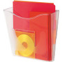 Deflecto Euro-Style DocuPocket - 1 Pocket(s) - 10" Height x 10.87" Width x 10.25" Depth - Clear - Plastic