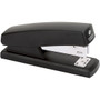 Business Source Half-strip Stapler - Staples Upto 20 Sheet - Holds Upto 105 Staple - Half Strip - Black - Plastic