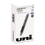 uniball Signo 207 Gel Pen, Retractable, Bold 1 mm, Blue Ink, Black/Blue Barrel, Dozen (UBC1790896) View Product Image