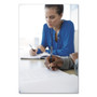 uniball Signo 207 Gel Pen, Retractable, Bold 1 mm, Blue Ink, Smoke/Black/Blue Barrel, Dozen