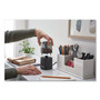 X-ACTO Model 1799 Powerhouse Office Electric Pencil Sharpener, AC-Powered, 3 x 3 x 7, Black/Silver/Smoke