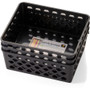 Officemate Recycled Supply Basket, Plastic, 6.13 x 5 x 2.38, Black, 3/Pack (OIC26201) View Product Image