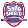 Smead Pressboard Classification Folders, Four SafeSHIELD Fasteners, 2/5-Cut Tabs, 1 Divider, Legal Size, Gray-Green, 10/Box