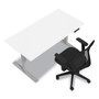 Union & Scale Essentials Electric Sit-Stand Desk, 55.1" x 27.5" x 25.9" to 51.5", White/Aluminum