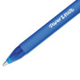 Paper Mate ComfortMate Ultra Ballpoint Pen, Retractable, Fine 0.8 mm, Blue Ink, Blue Barrel, Dozen (PAP6360187) View Product Image