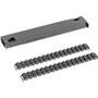 Lorell Beam & Cable Management Spines - Cable Management Spine - Black - 51.20" Length - Acrylonitrile Butadiene Styrene (ABS)