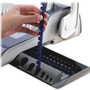 Fellowes Quasar 500 Manual Comb Binding System, 500 Sheets, 18.13 x 15.38 x 5.13, Metallic Gray