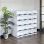 Bankers Box STOR/DRAWER STEEL PLUS Extra Space-Savings Storage Drawers, Letter Files, 14" x 25.5" x 11.5", White/Blue, 6/Carton
