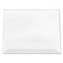 deflecto Classic Image Slanted Sign Holder, Landscaped, 11 x 8.5 Insert, Clear (DEF66701) View Product Image