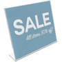 deflecto Classic Image Slanted Sign Holder, Landscaped, 11 x 8.5 Insert, Clear (DEF66701) View Product Image