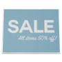 deflecto Classic Image Slanted Sign Holder, Landscaped, 11 x 8.5 Insert, Clear (DEF66701) View Product Image