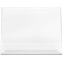 deflecto Classic Image Slanted Sign Holder, Landscaped, 11 x 8.5 Insert, Clear (DEF66701) View Product Image