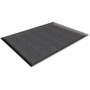Genuine Joe Soft Step Vinyl Anti-Fatigue Mats - Warehouse - 60" Length x 36" Width x 0.375" Thickness - Vinyl - Black