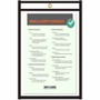C-Line Stitched Vinyl Shop Ticket Holders - Support 11" x 17" Media - Vinyl - Black, Clear - Sturdy