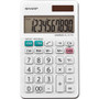 Sharp Calculators EL-377WB 10-Digit Professional Handheld Calculator - Sign Change, Auto Power Off - 10 Digits - LCD - 0.3" Height x 2.8" Width x 4.8" Depth - White