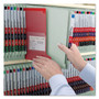 Smead End Tab Pressboard Classification Folders, Six SafeSHIELD Fasteners, 2" Expansion, 2 Dividers, Letter Size, Gray-Green, 10/BX