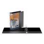 Stride QuickFit D-Ring View Binder, 3 Rings, 2" Capacity, 11 x 8.5, Black View Product Image