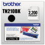 Brother TN210BK Toner, 2,200 Page-Yield, Black (BRTTN210BK) View Product Image