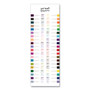 uniball EMOTT ever fine Porous Point Pen, Stick, Fine 0.4 mm, Assorted Ink Colors, White Barrel, 40/Pack