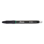 Sharpie S-Gel S-Gel High-Performance Gel Pen, Retractable, Medium 0.7 mm, Green Ink, Black Barrel, Dozen (SAN2126216) View Product Image