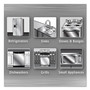 WEIMAN Stainless Steel Wipes, 1-Ply, 7 x 8, White, 30/Canister, 4 Canisters/Carton