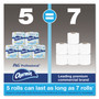 Charmin Commercial Bathroom Tissue, Septic Safe, Individually Wrapped, 2-Ply, White, 450 Sheets/Roll, 75 Rolls/Carton