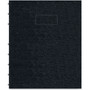 Blueline NotePro Notebook, 1-Subject, Narrow Rule, Black Cover, (75) 9.25 x 7.25 Sheets
