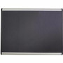 Quartet Prestige Plus Magnetic Bulletin Board - 24" Board Height x 36" Board Width - Gray Fabric Surface - Magnetic, Self-healing, Durable - Silver Aluminum Frame