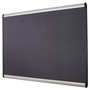 Quartet Prestige Plus Magnetic Fabric Bulletin Boards, 36 x 24, Gray Surface, Silver Aluminum Frame (QRTMB543A) View Product Image