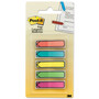Post-it Flags Arrow 0.5" Page Flags, Five Assorted Bright Colors, 20/Color, 100/Pack (MMM684ARR2) View Product Image