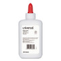 Universal Washable White Glue, 4 oz, Dries Clear, 3/Pack (UNV46064) View Product Image