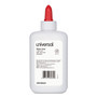 Universal Washable White Glue, 4 oz, Dries Clear, 3/Pack (UNV46064) View Product Image