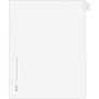 Avery Preprinted Legal Exhibit Side Tab Index Dividers, Avery Style, 10-Tab, 1, 11 x 8.5, White, 25/Pack (AVE11911) View Product Image