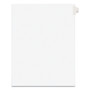 Avery Preprinted Legal Exhibit Side Tab Index Dividers, Avery Style, 10-Tab, 1, 11 x 8.5, White, 25/Pack (AVE11911) View Product Image