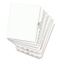 Avery Preprinted Legal Exhibit Side Tab Index Dividers, Avery Style, 10-Tab, 1, 11 x 8.5, White, 25/Pack (AVE11911) View Product Image