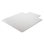 Alera Occasional Use Studded Chair Mat for Flat Pile Carpet, 36 x 48, Lipped, Clear (ALEMAT3648CFPL) View Product Image