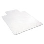 Alera All Day Use Non-Studded Chair Mat for Hard Floors, 36 x 48, Lipped, Clear