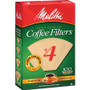 Melitta Super Premium No. 4 Coffee Filters - Gluten-free, Double Crimped, Disposable, Burst Resistant, Tear Resistant - 100 / Pack
