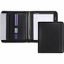 Samsill Letter Pad Folio - 8 1/2" x 11" - 3 Fastener(s) - 1" for Folder - 2 Exterior, Internal Pocket(s) - Vinyl, Metal