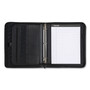 Samsill Professional Zippered Pad Holder/Ring Binder, Pockets, Writing Pad, Vinyl Black (SAM15650) View Product Image