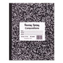 Roaring Spring Marble Cover Composition Book, Wide/Legal Rule, Black Marble Cover, (48) 8.5 x 7 Sheets
