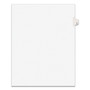 Avery Preprinted Legal Exhibit Side Tab Index Dividers, Avery Style, 10-Tab, 5, 11 x 8.5, White, 25/Pack