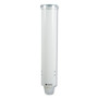 San Jamar Small Pull-Type Water Cup Dispenser, For 5 oz Cups, White