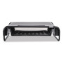 Allsop Metal Art Organizer 5 Monitor, 18" x 11.8" x 5.1", Black, Supports 30 lbs