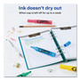 Avery HI-LITER Desk-Style Highlighters, Assorted Ink Colors, Chisel Tip, Assorted Barrel Colors, 4/Set AVE17752