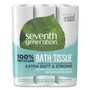 Seventh Generation 100% Recycled Bathroom Tissue, Septic Safe, 2-Ply, White, 240 Sheets/Roll, 24/Pack (SEV13738) View Product Image