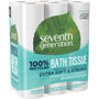 Seventh Generation 100% Recycled Bathroom Tissue - 2 Ply - 240 Sheets/Roll - White - Paper