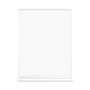 deflecto Classic Image Double-Sided Sign Holder, 8.5 x 11 Insert, Clear