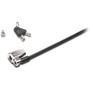 Clicksafe 2.0 Keyed Laptop Lock, 6ft Steel Cable, Silver, Two Keys (KMW64435) View Product Image